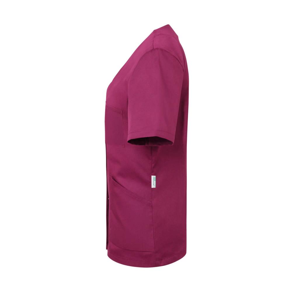 KARLOWSKY Essential | Damen Kurzarm-Kasack (fuchsia) KS63